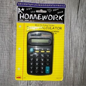 A+ Homework Multi-Function Pocket Calculator Sure Touch Keys Battery Powered New
